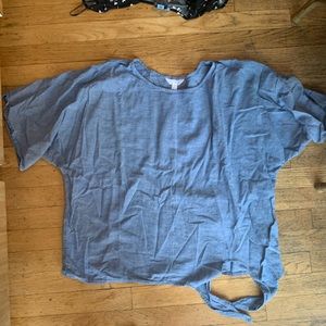 Women’s side tie tee